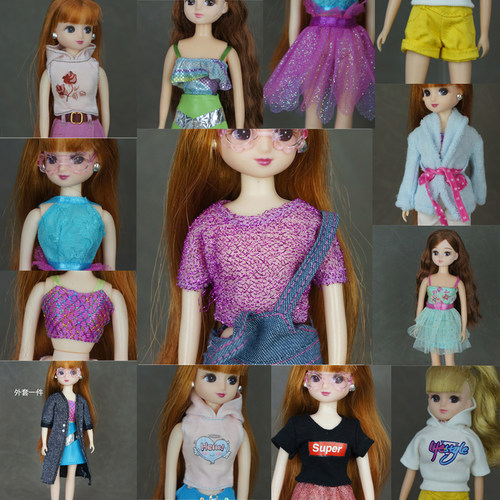 23CM丽嘉娃娃Licca莉卡娃娃衣服丽佳服装上衣裤子裙子外套