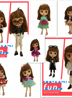 小布娃娃衣服服装裙子裤子风衣开衫换装娃娃用OB22可穿