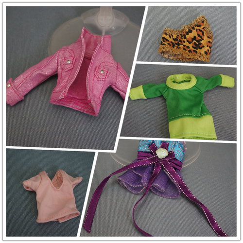 满58元包邮桃子momoko娃娃上衣服装连衣裙