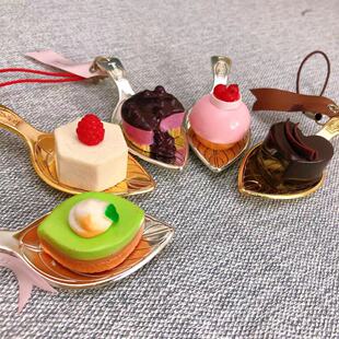 仿真过家家食玩 娃娃摆件创意手机挂件钥匙链仿真食物