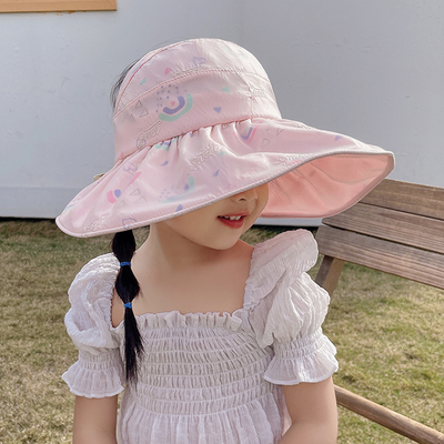 欧乐蝶空顶帽出游可爱夏季