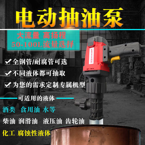 大功率220v电动不锈钢管油桶泵