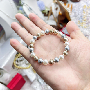 8mm美拉德施家珠弹力绳手链(珠子有半径影响长度请自行考虑)