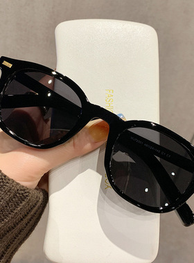 新款复古韩版彩色偏光镜片墨镜女 街拍时尚潮男士ins网红太阳眼镜