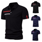 欧美男士商务休闲织带短袖翻领T恤POLO衫 1815-PL61-F35,男装T恤,星座1815,四季星座 欧美男士商务休闲织带短袖翻领T恤POLO衫 1815-PL61-F35,男装T恤,星座1815,四季星座