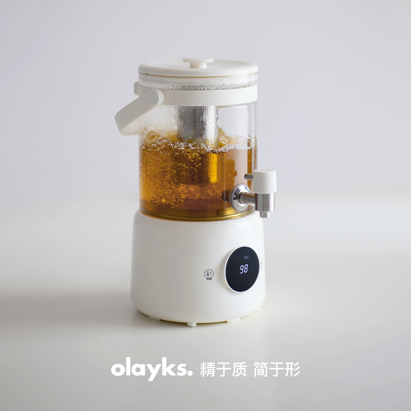 olayks立时水龙头养生壶家用办公室保温花茶煮茶器大容量烧水壶