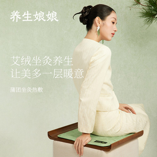 zdeer左点养生娘娘艾灸坐垫艾草艾绒电加热敷包蒲团坐灸仪旗舰店