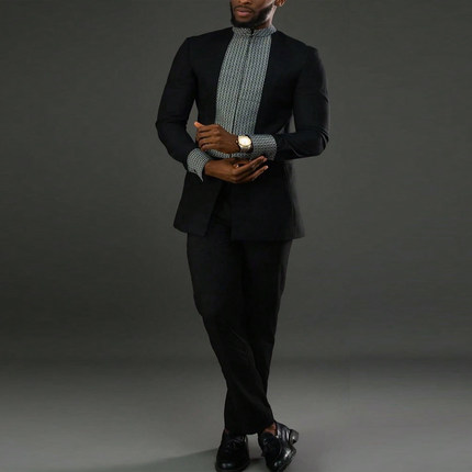 Omnibus Suis Set男士阿拉伯两件套非洲民族服饰休闲套装传统礼服