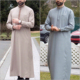 Men Dress迪拜男士 Thobe Muslim Araba Long 中东刺绣长袍长衫
