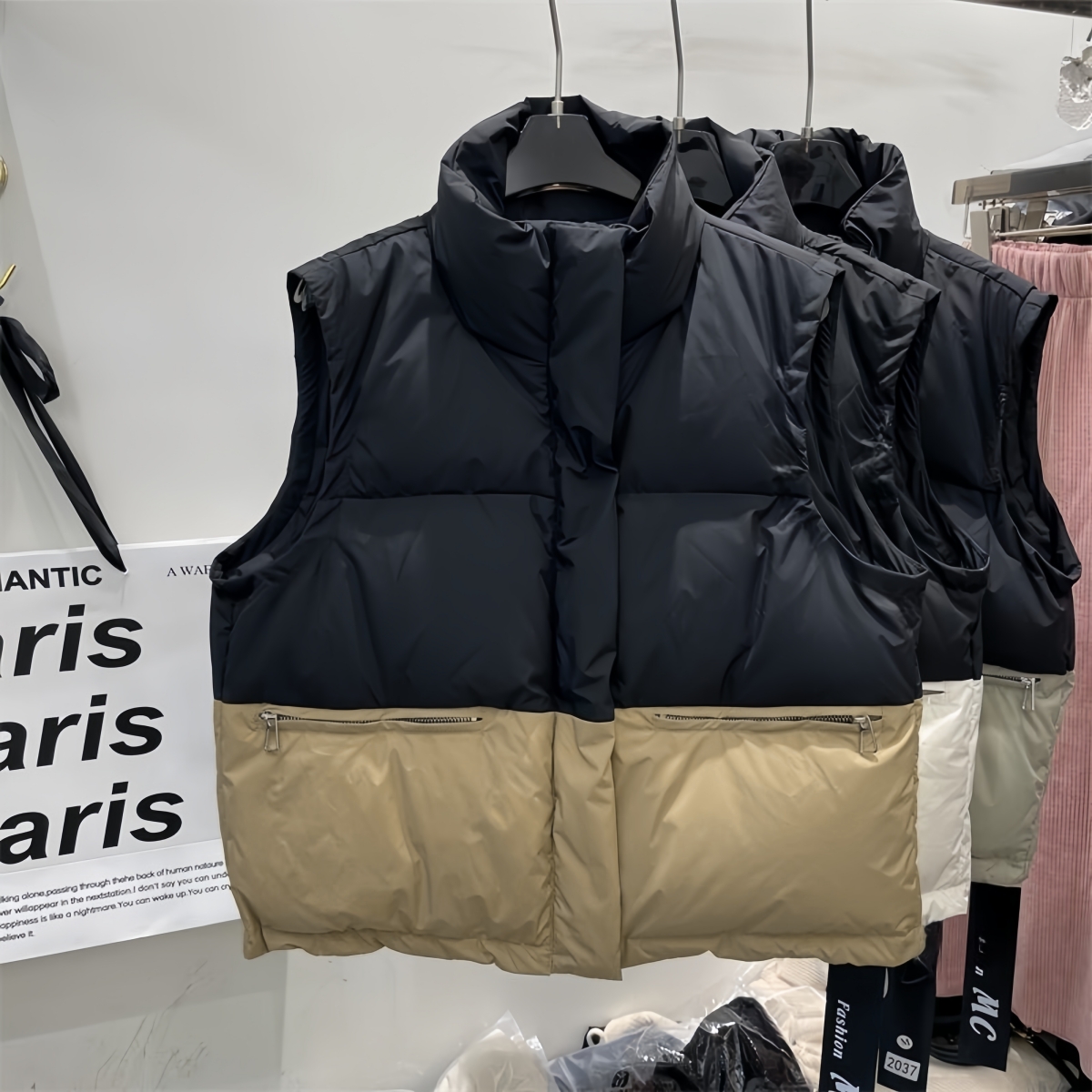 拉链韩版常规立领口袋