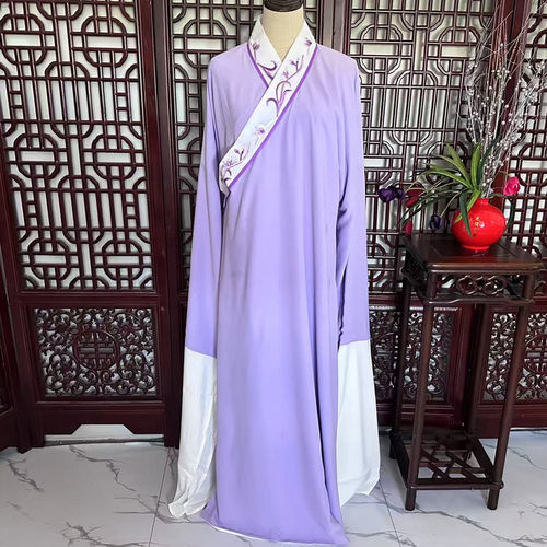 新款戏曲黄梅戏闽剧莆仙戏越剧斜颈小生衣何文秀张珍穷书生素袄