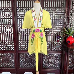 越剧新款丫环戏剧服装戏曲戏服花旦演出服丫鬟坎肩黄梅戏古装小旦