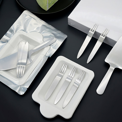 YIG不锈钢刀叉套装蛋糕餐具