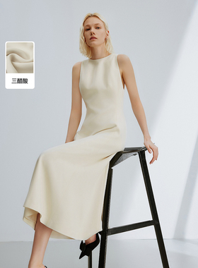 【海马体合作款】朗姿25三醋酸Basic衣橱轻礼服连衣裙夏新款长裙