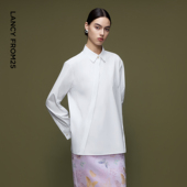 兰亭叙 百搭衬衣女2025年冬季 朗姿新中式 时尚 新款 设计感衬衫