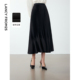 朗姿半裙冬季 设计感气质鎏光轻礼压褶鱼尾裙摆半身裙女 新款 法式