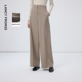 2026年春季 西裤 裤 新款 朗姿百搭质感美丽诺羊毛直筒长裤 女西装