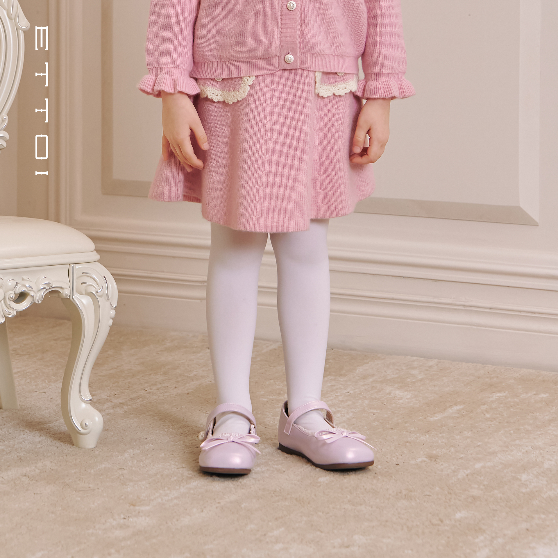 【朗姿集团】ETTOI爱多娃2025年秋季新款半身裙女童A字洋气半身裙