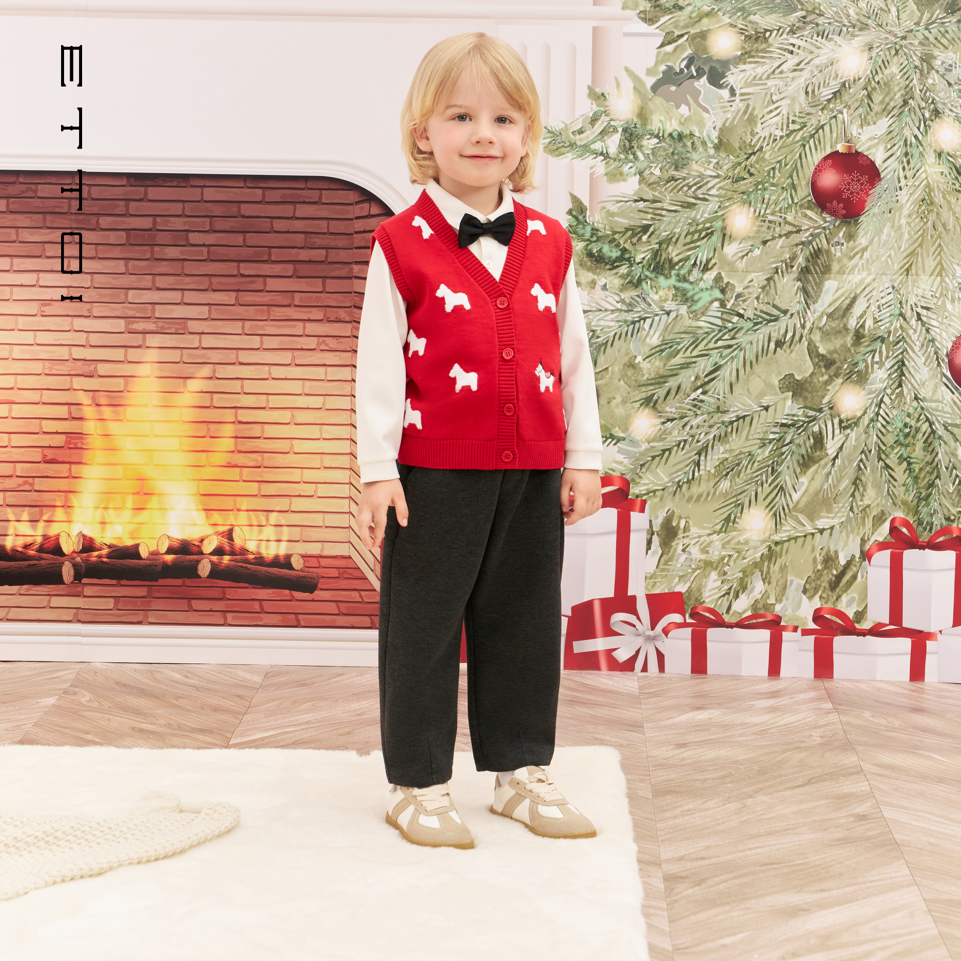 【朗姿集团】ETTOI爱多娃2025冬季新款V领针织开衫长裤氛围感套装