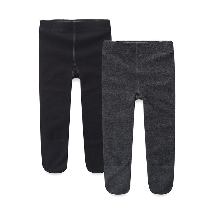 包邮日本郡是GUNZE儿童内衣秋冬加薄绒女中大童跳舞连裤袜打底裤