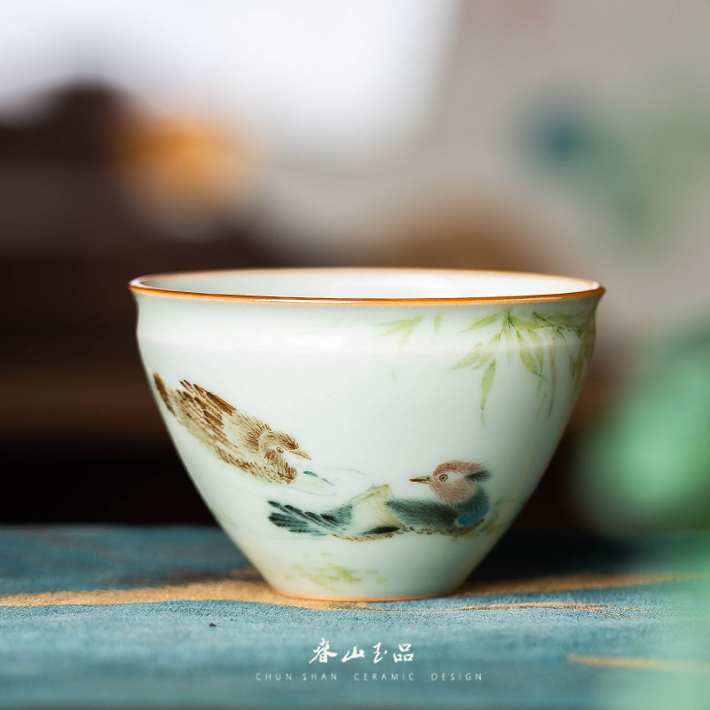 春山玉品景德镇手工手绘