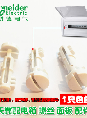 包邮施耐德配电箱天翼布线强电箱开关箱TYA-面盖配套配件塑料螺丝