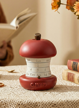 创意复古日历办公室桌面工位情绪稳定治愈台历万年历摆件生日礼物