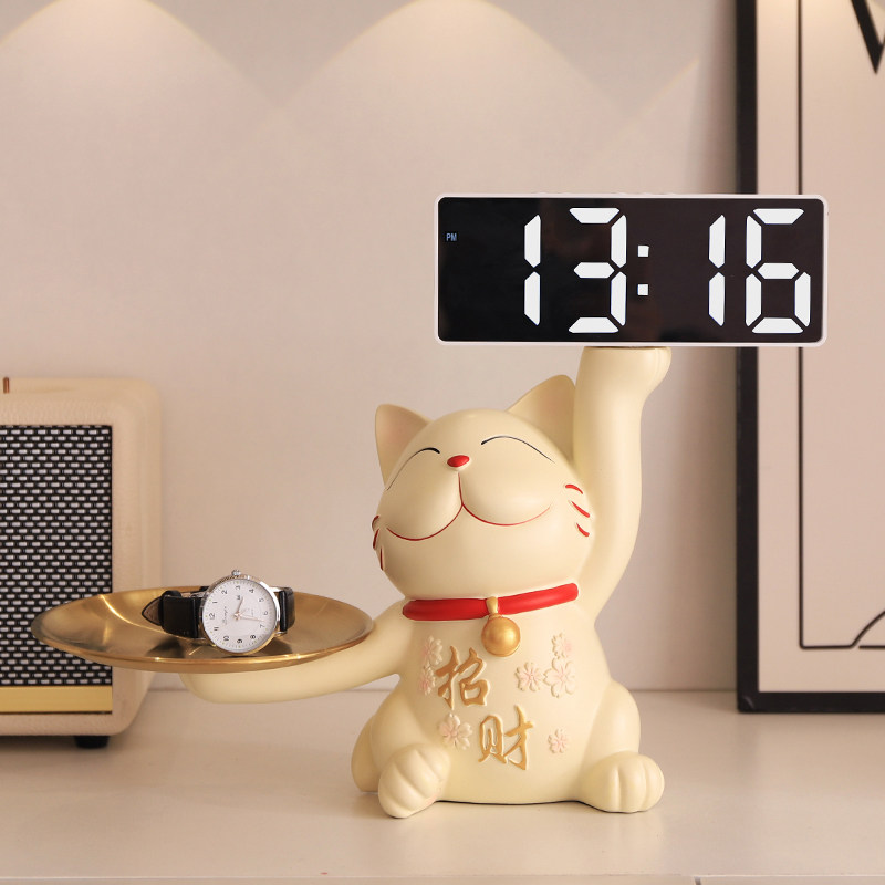 数字智能台钟小闹钟客厅卧室桌面台式钟表led电子钟时钟创意摆件