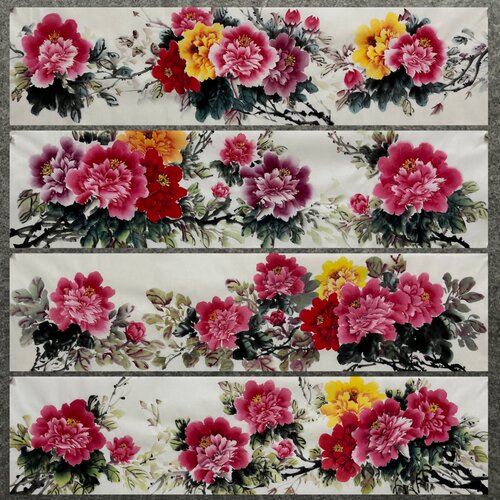 手绘花鸟国画【8墨锦轩】牡丹