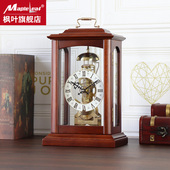 艺术创意钟表 客厅家用摆件欧式 简约现代机械钟座钟家居装 饰新中式