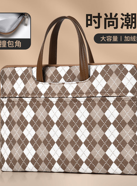 笔记本电脑包新款适用于华为matebook16英寸苹果macbook14寸手提包pro15内胆包联想小新Air13保护套15.6