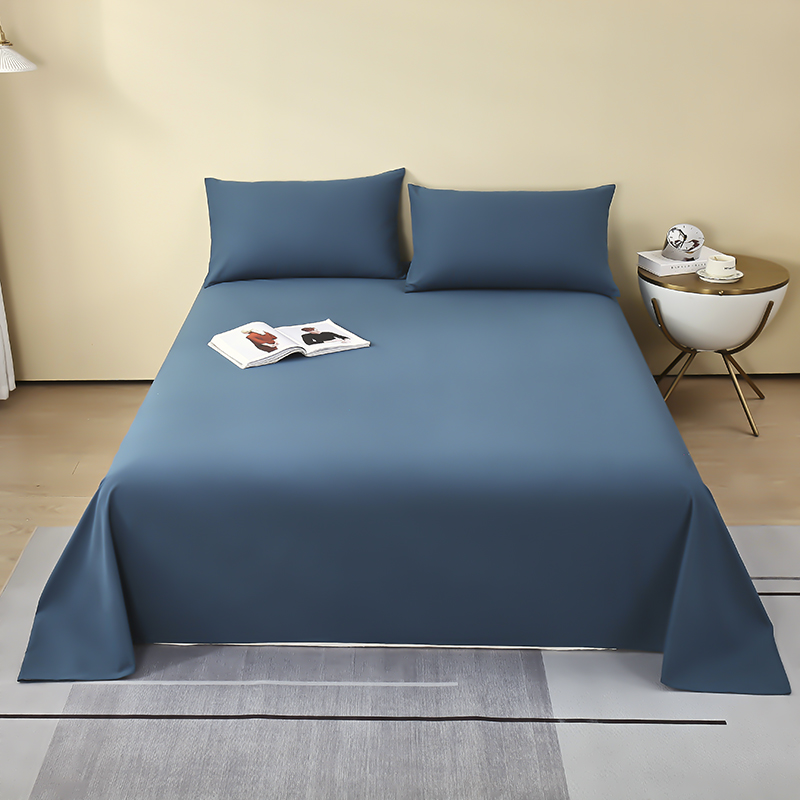 2026A类母婴级全棉磨毛床全棉磨毛床单单件纯棉简约学生宿舍被单