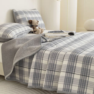 一面全棉一面加绒床盖单件冬季加厚双面可用牛奶绒纯棉榻榻米床单