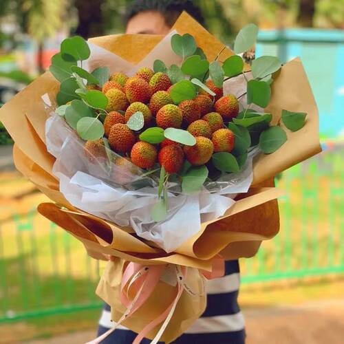 同城速递 果蔬鲜花 水果 荔枝花束