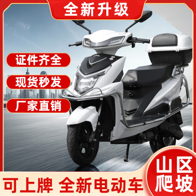 新国标高速电动车96V山区爬坡王电瓶车72V外卖锂电池电摩托高续航