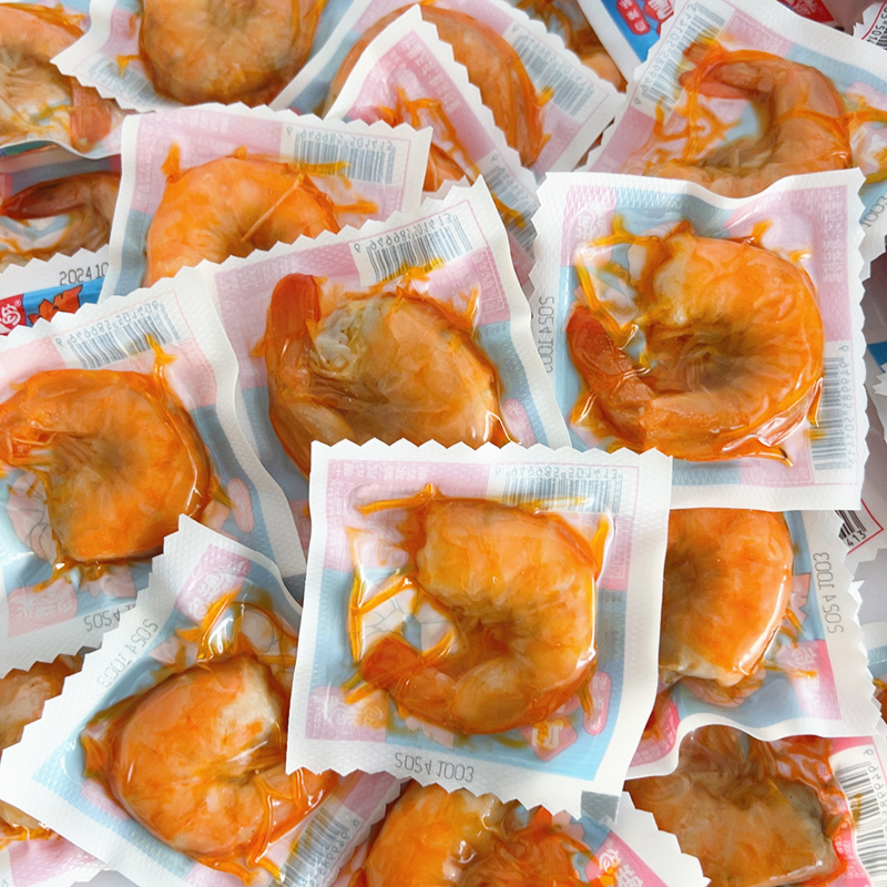 大连特产八鲜岛凤尾虾仁开袋即食大虾仁去头带壳鲜虾海鲜零食小吃