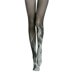 catgirl 流光渐变丝袜洛丽塔连裤袜春秋打底袜印花丝袜日系时尚袜