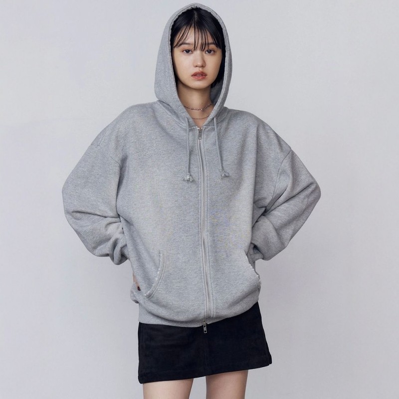 EMODA百搭休闲拉链连帽衫外套