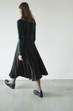 日代 CLANE CONSTRUCTIVE SKIRT 23AW 百搭高腰风琴百褶半身裙