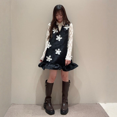 sisterjane花卉迷你连衣裙