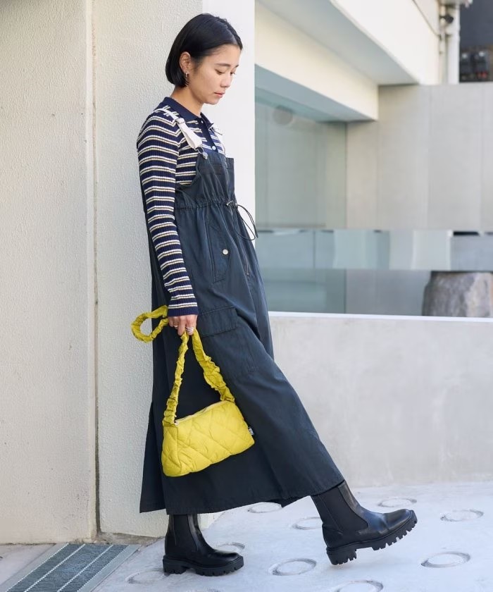 日代 FREAK'S STORE military cargo dress 23AW 休闲工装连衣裙