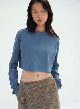 日代 AURALEE HIGH GAUGE COTTON JERSEY L/S T 26SS 针织长袖T恤