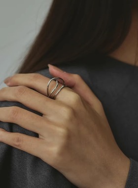 STYLEMIXER艺术小众不规则戒指