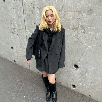 Bibiy休闲蓬松毛绒夹克外套