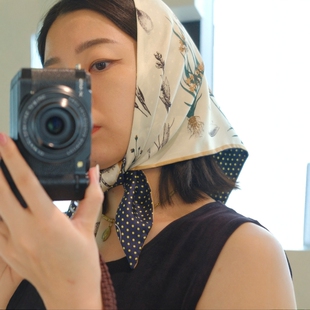 日代 arth *manipuri triangle scarf65 25AW 曼尼普尔三角围巾