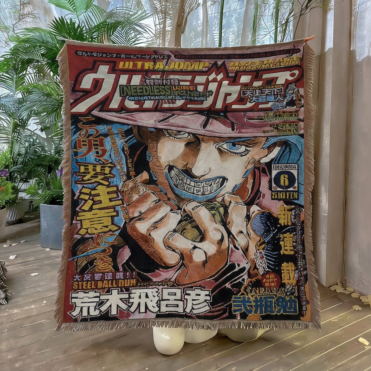 二次元动漫JOJO卡通挂毯艺术毛毯