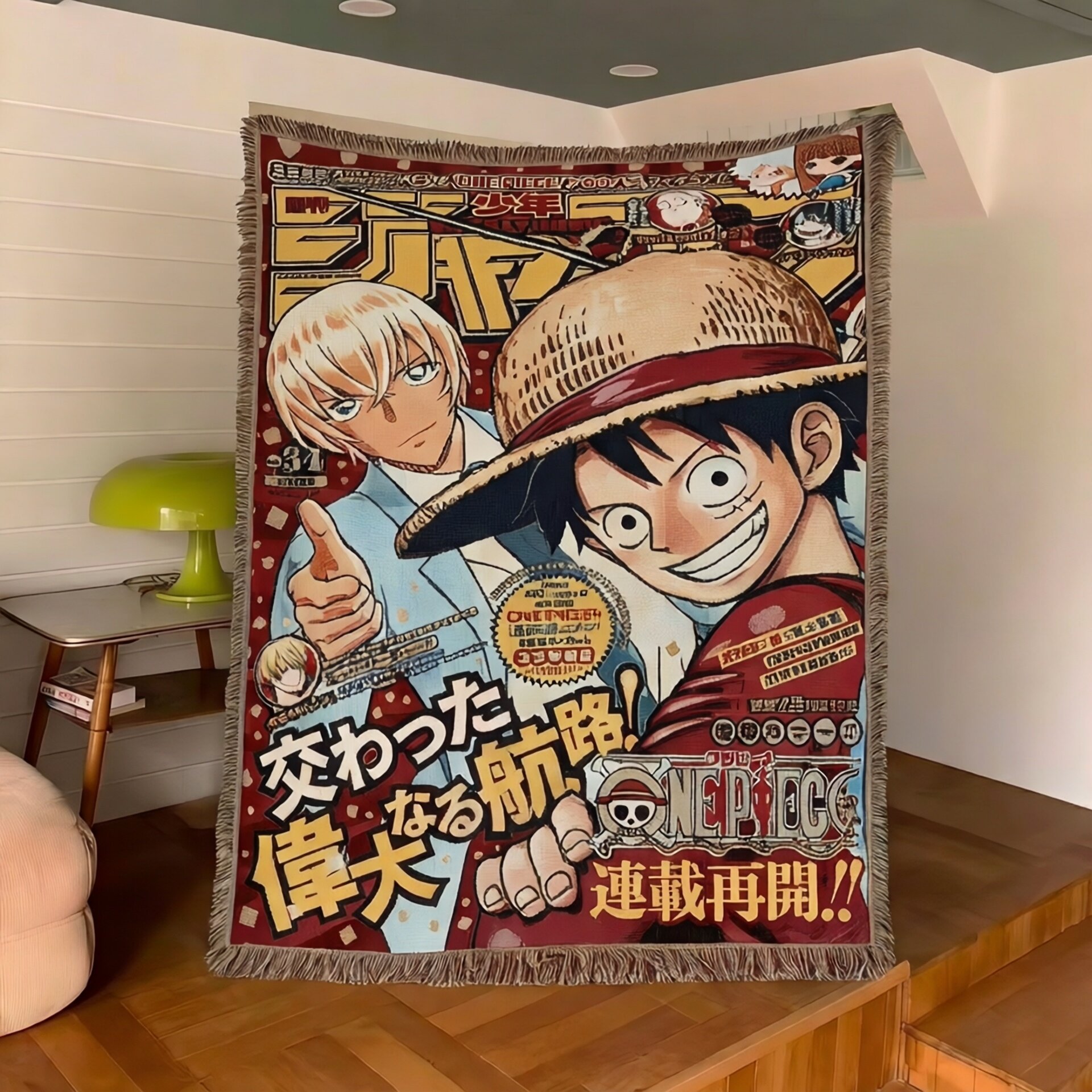 海贼王名侦探柯南挂毯周边海报