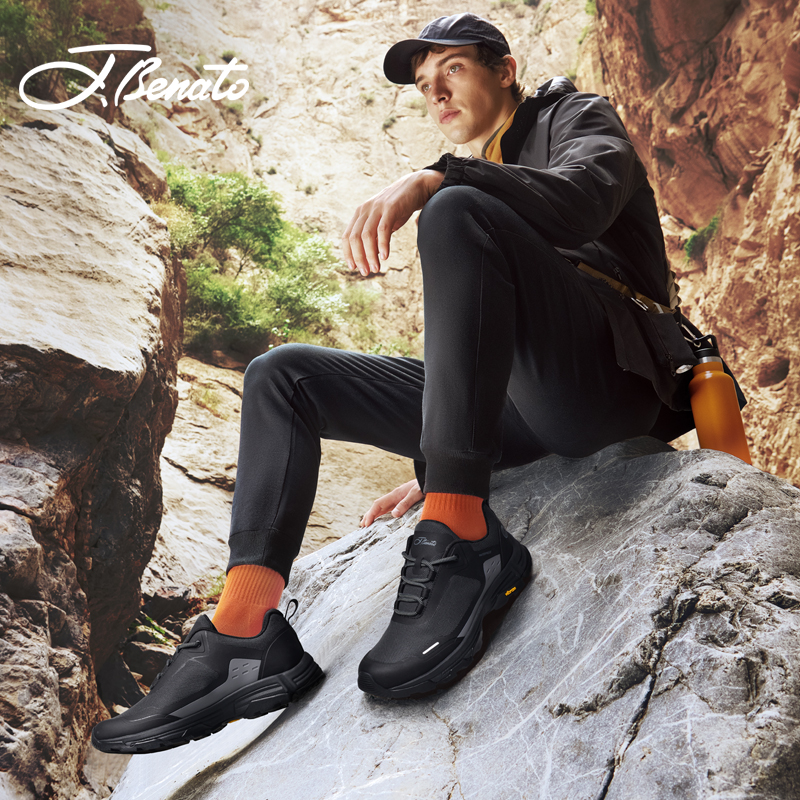 宾度户外休闲透气软底徒步运动鞋