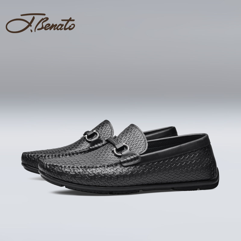 宾度男鞋春秋季男士商务休闲皮鞋男豆豆鞋真皮时尚套脚乐福鞋专柜,流行男鞋,乐福鞋（豆豆鞋）,淘宝优惠券,粉丝福利购,淘宝优惠卷