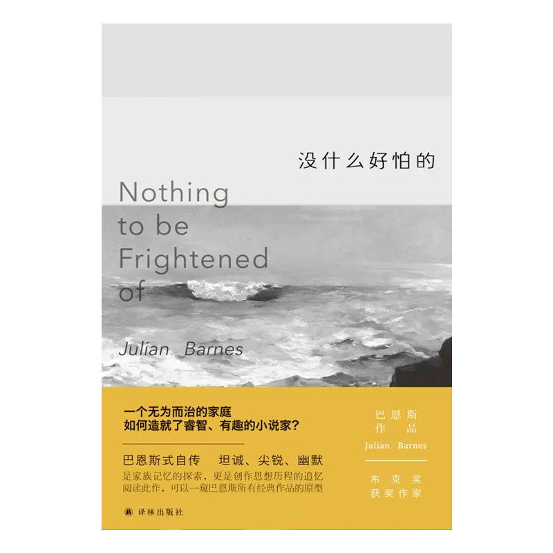 【巴恩斯作品】没什么好怕的(巴恩斯自传,经典作品《终结的感觉》《时间的噪音》创作思想史)译林出版社